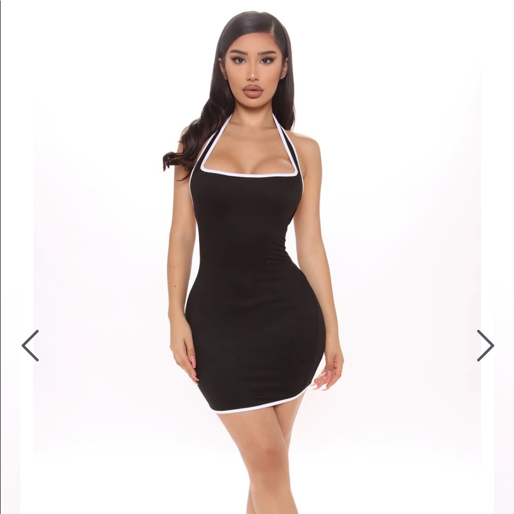 NWOT FASHION NOVA BLACK MINI DRESS SIZE SMALL